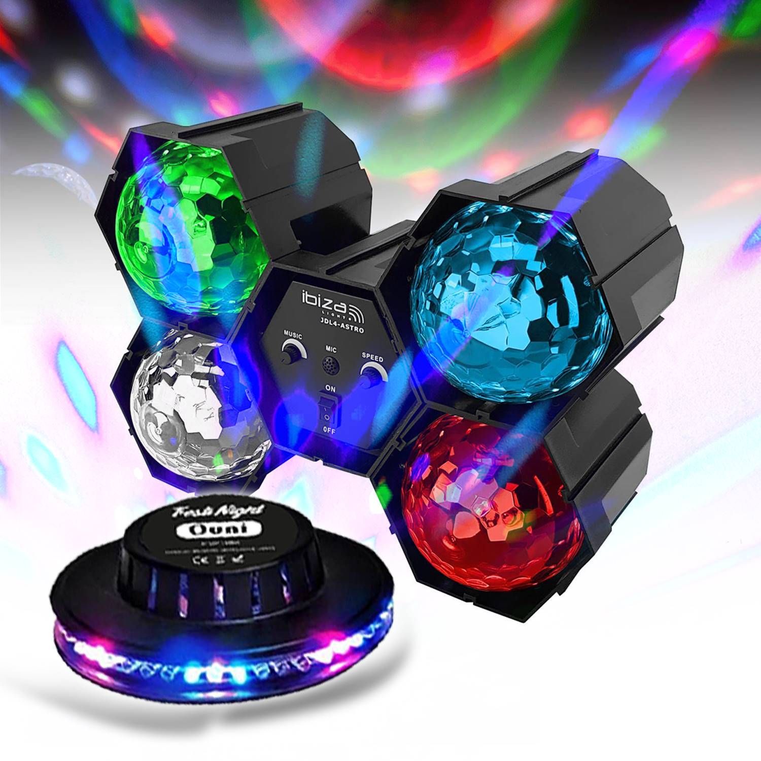 Ibiza Light ASTRO DJ Lighting Pack for Kids' Parties