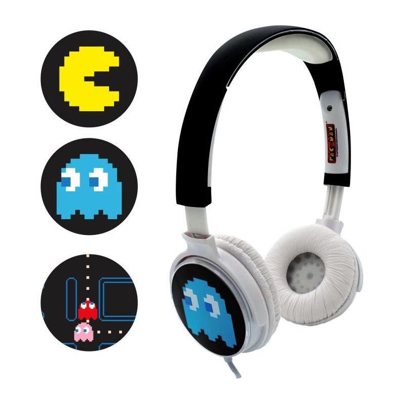 Teknofun Customizable PACMAN Headphone - Black
