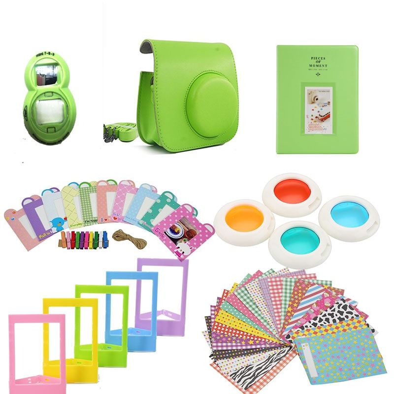 Kit de accesorios Fujifilm Instax Mini 8/9 - Verde Lima