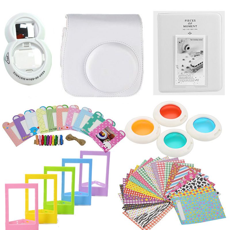 Kit d'accessoires Fujifilm Instax Mini 8/9 - Blanc