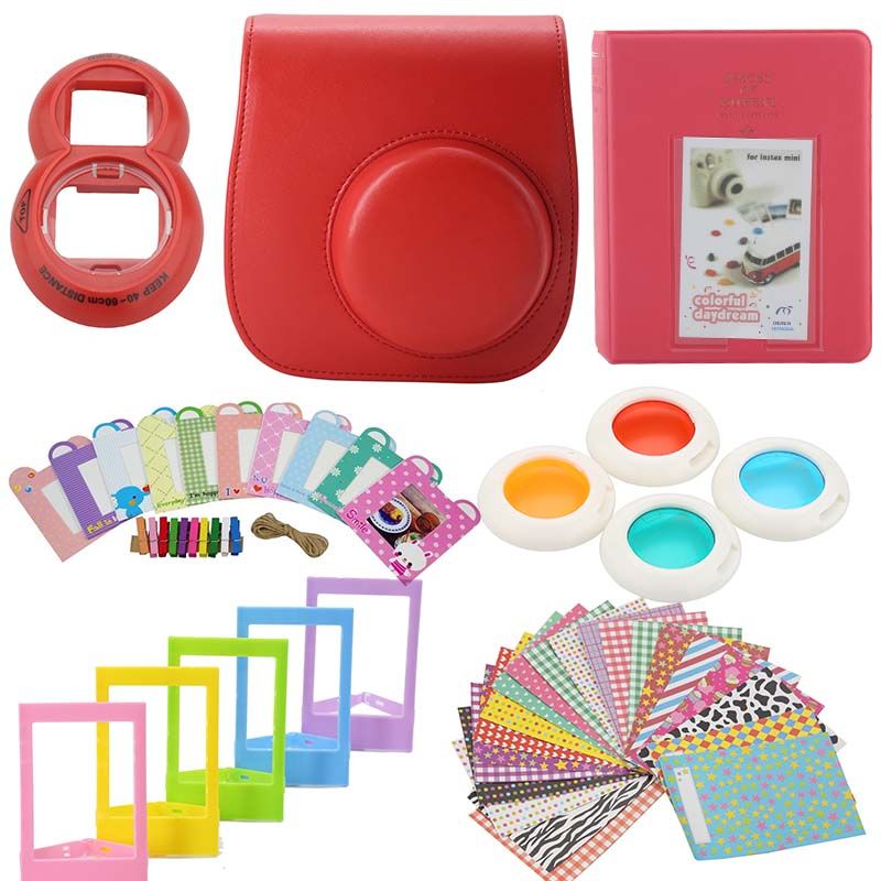 Fujifilm Instax Mini 8/9 Accessory Kit - Red