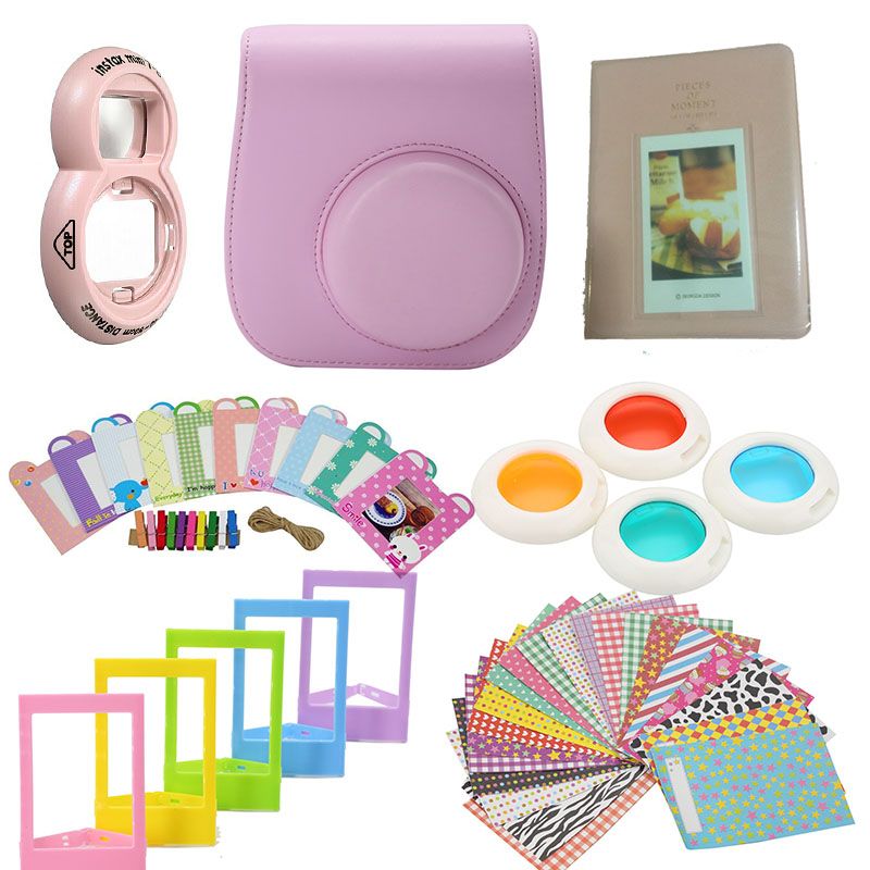 Fujifilm Instax Mini 8/9 Accessory Kit - Light Pink