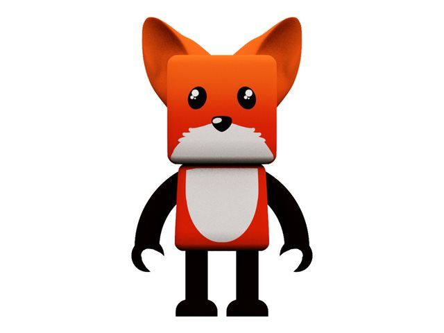 Altavoz inalámbrico Bluetooth Mobility On Board Animales Danzantes Renard - Negro