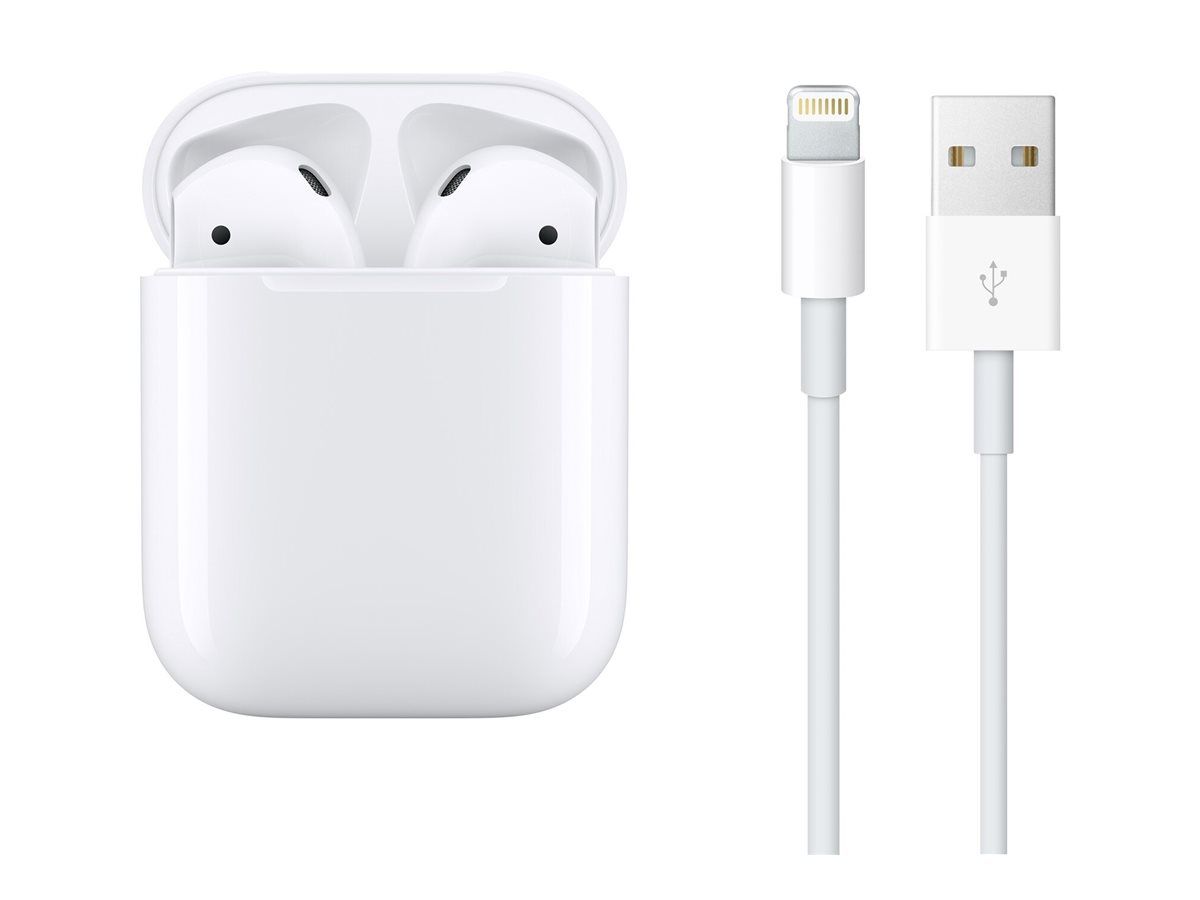 Apple AirPods 2nd Generation (2019) with Charging Case (MV7N2)