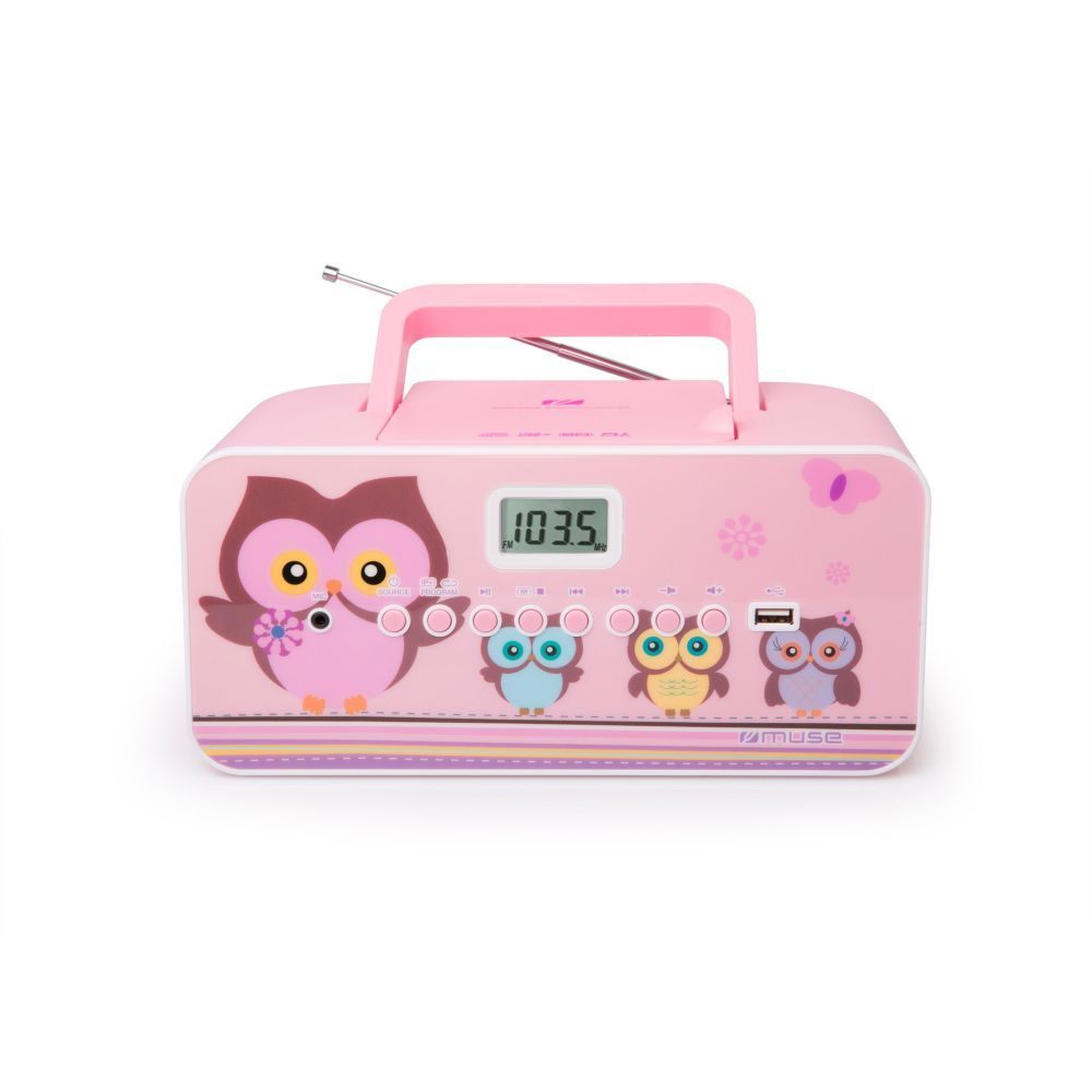Reproductor de CD Muse M-29 KP rosa