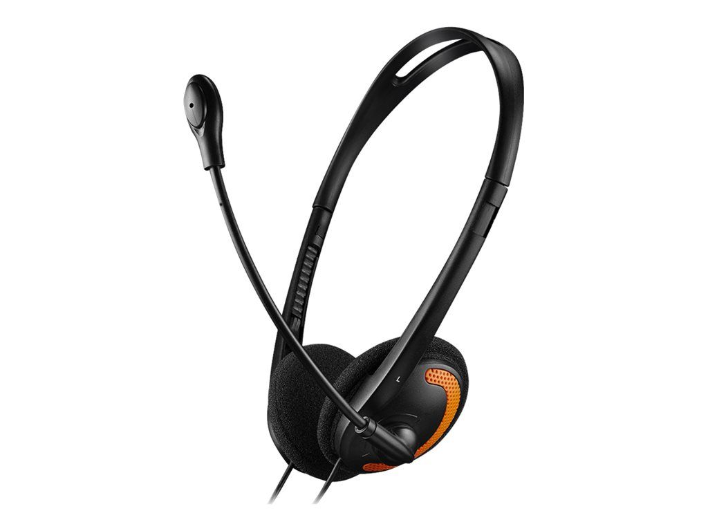 Canyon CNS-CHS01BO - Over-Ear Wired Headset - Black, Orange