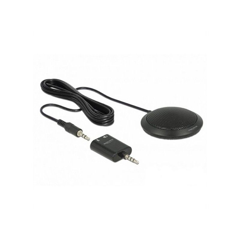 Delock Desktop Microphone 65873 (6 cm Diameter) Black