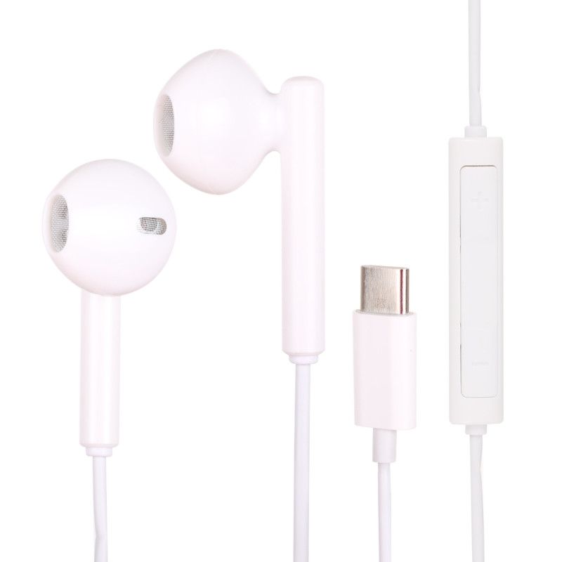 Wewoo Wired Earbuds with USB-C/Type-C Interface (White)