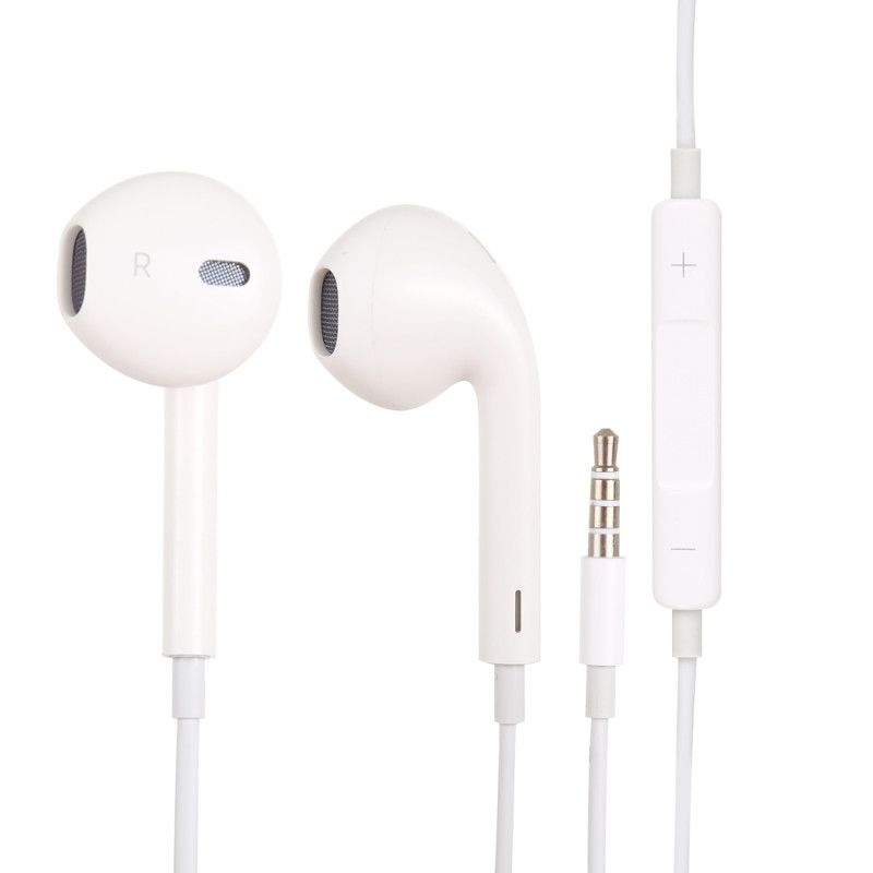 Wewoo Stereo Earphones with 3.5mm Jack (White)