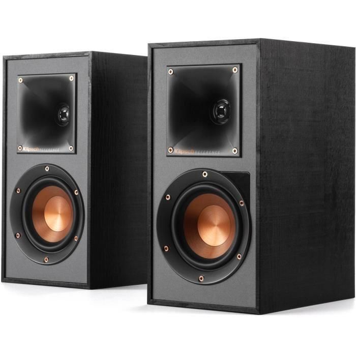 Klipsch R-41PM Active Bookshelf Speakers 35 Watts with Built-in Bluetooth - Black