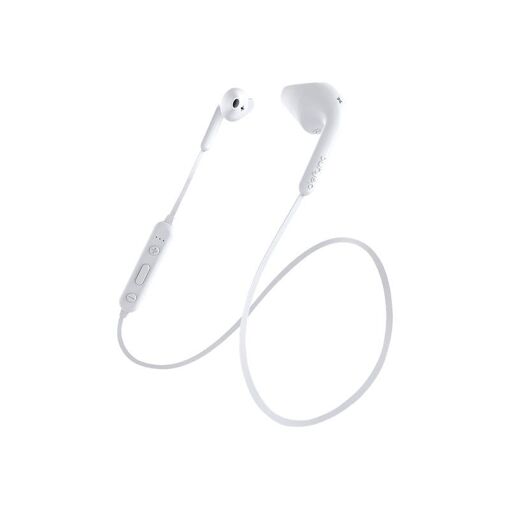 DeFunc BT Earbud Hybrid - Bluetooth Earphones with Microphone - White