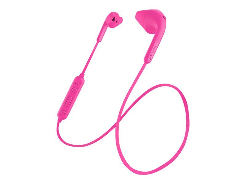 DeFunc BT Earbud Hybrid - Bluetooth Wireless Earbuds with Microphone - Pink