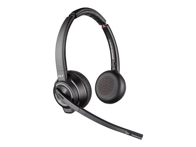 Auricular Poly Savi 8200 W8220 - Inalámbrico - Sobre el oído - Reemplazo - DECT - Cancelación activa de ruido - Base de carga