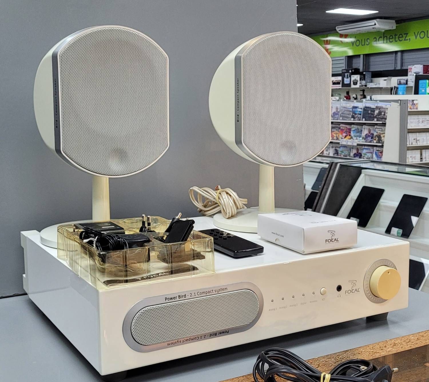 Focal Bird Pack 2.1 Speaker - White