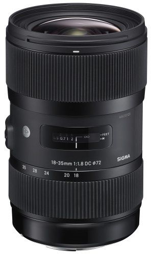 Sigma 18-35mm f/1.8 DC HSM Black Lens