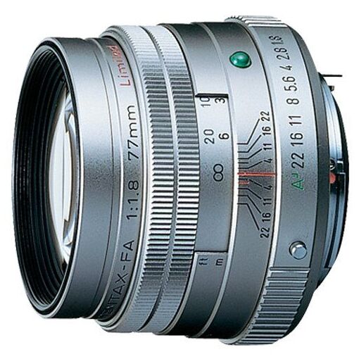 Objetivo Pentax FA 77 mm f/1,8 Edición Limitada (Plata)