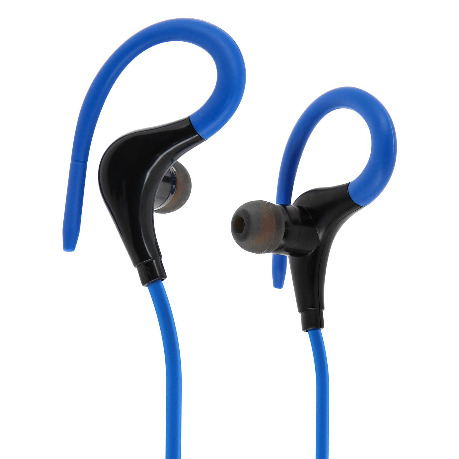 Avizar Bluetooth Sports Earbuds with Microphone and Remote - Blue