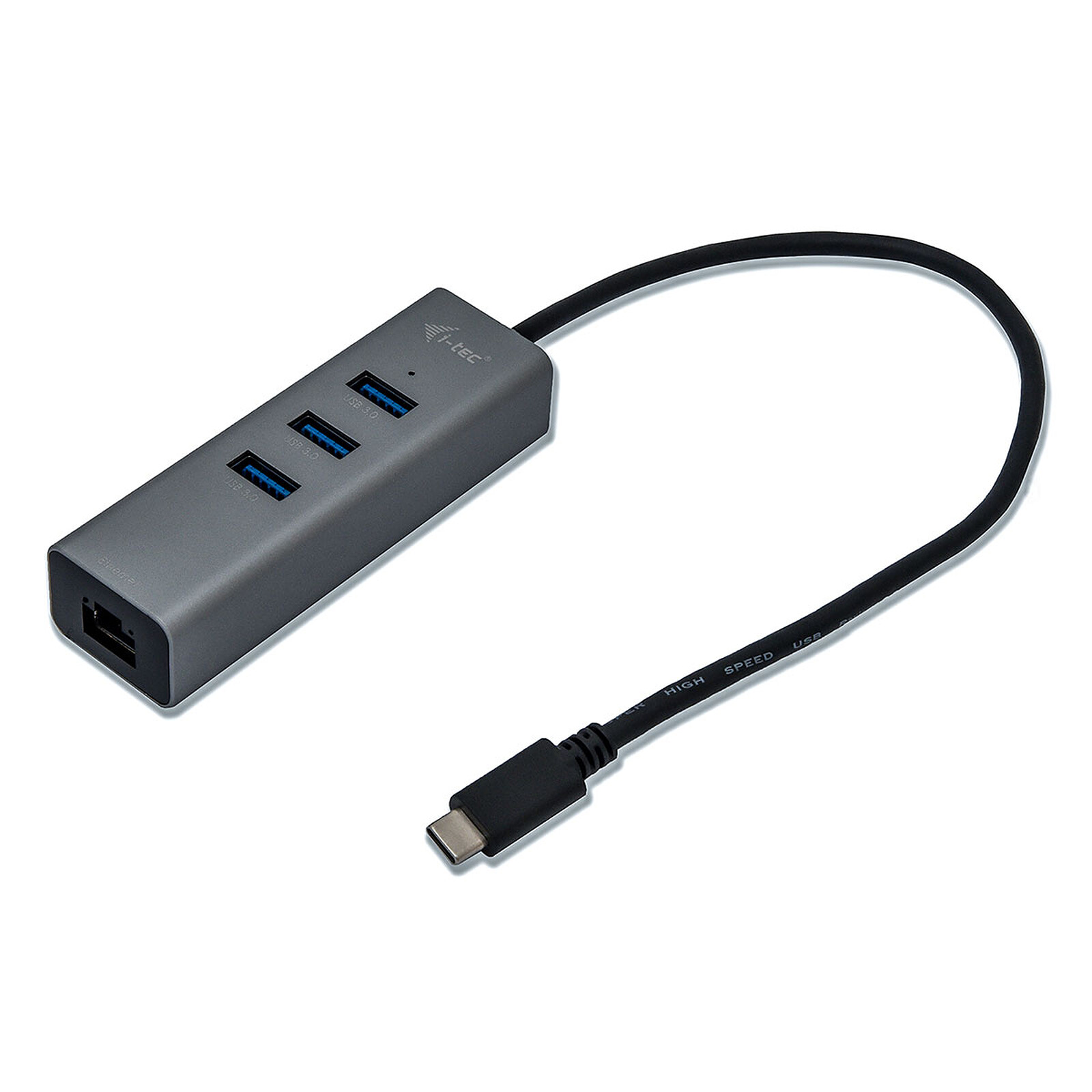 i-tec Metal USB-C Hub 3x Gigabit Ethernet
