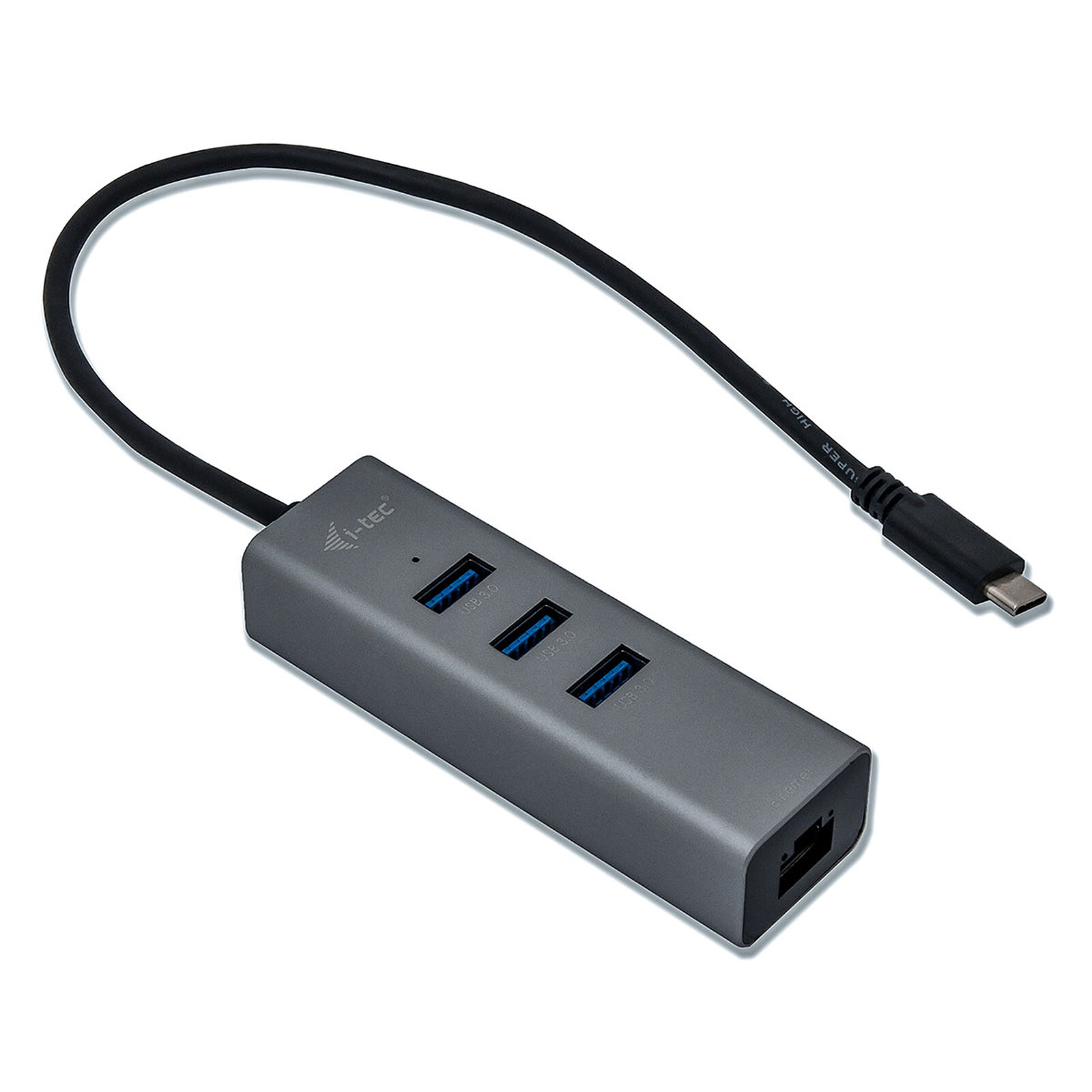 i-tec Metal USB-C Hub 3x Gigabit Ethernet