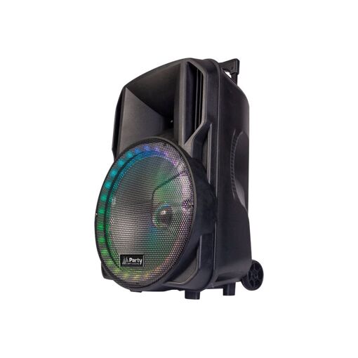 Haut-parleur sans fil LOTRONIC PARTY-12RGB - Enceinte et lumière de fête RGB - Noir