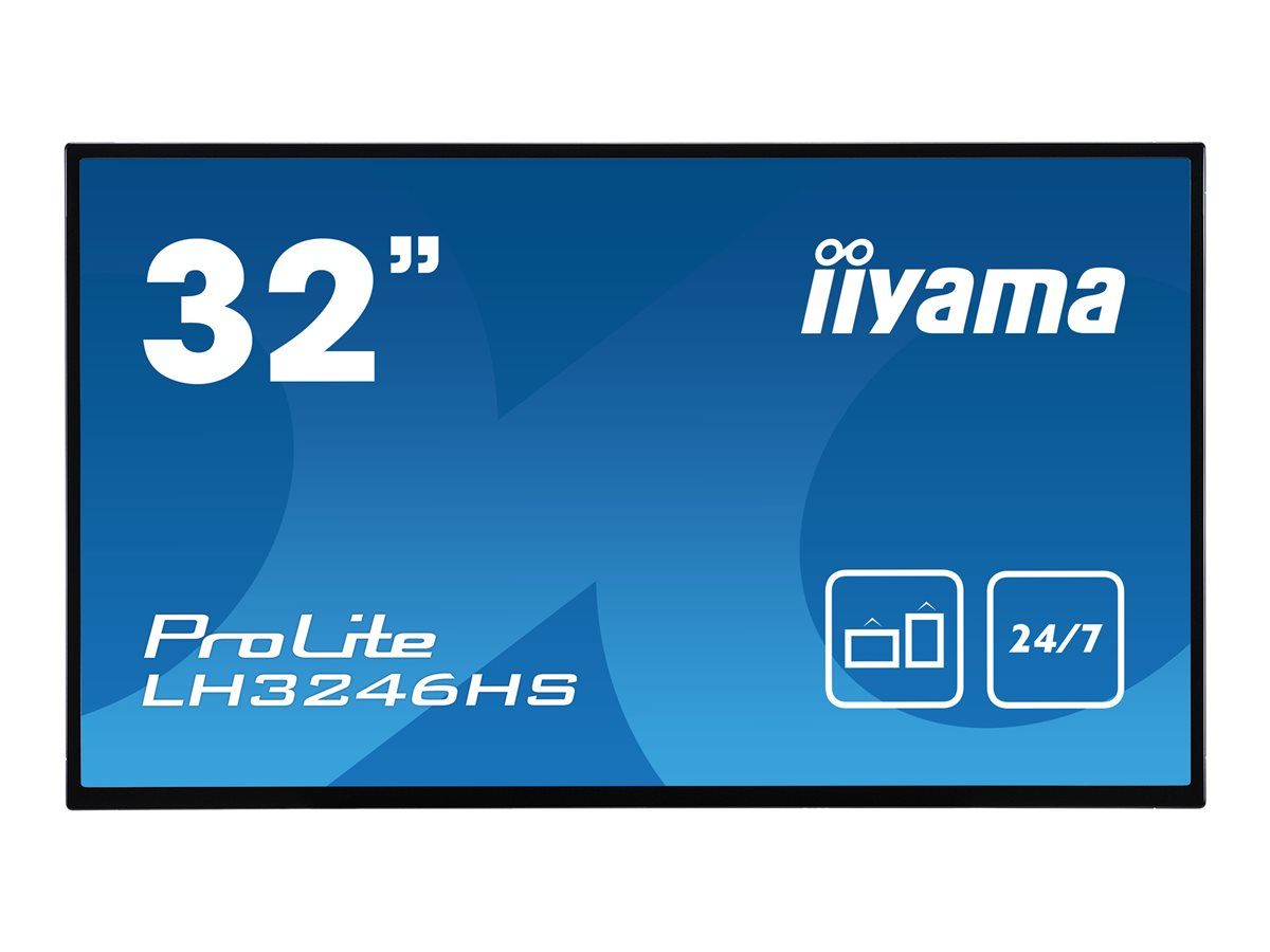 iiyama ProLite LH3246HS-B1 - 32" écran LCD rétro-éclairé par LED - signalisation numérique - 1080p 1920 x 1080 - noir mat