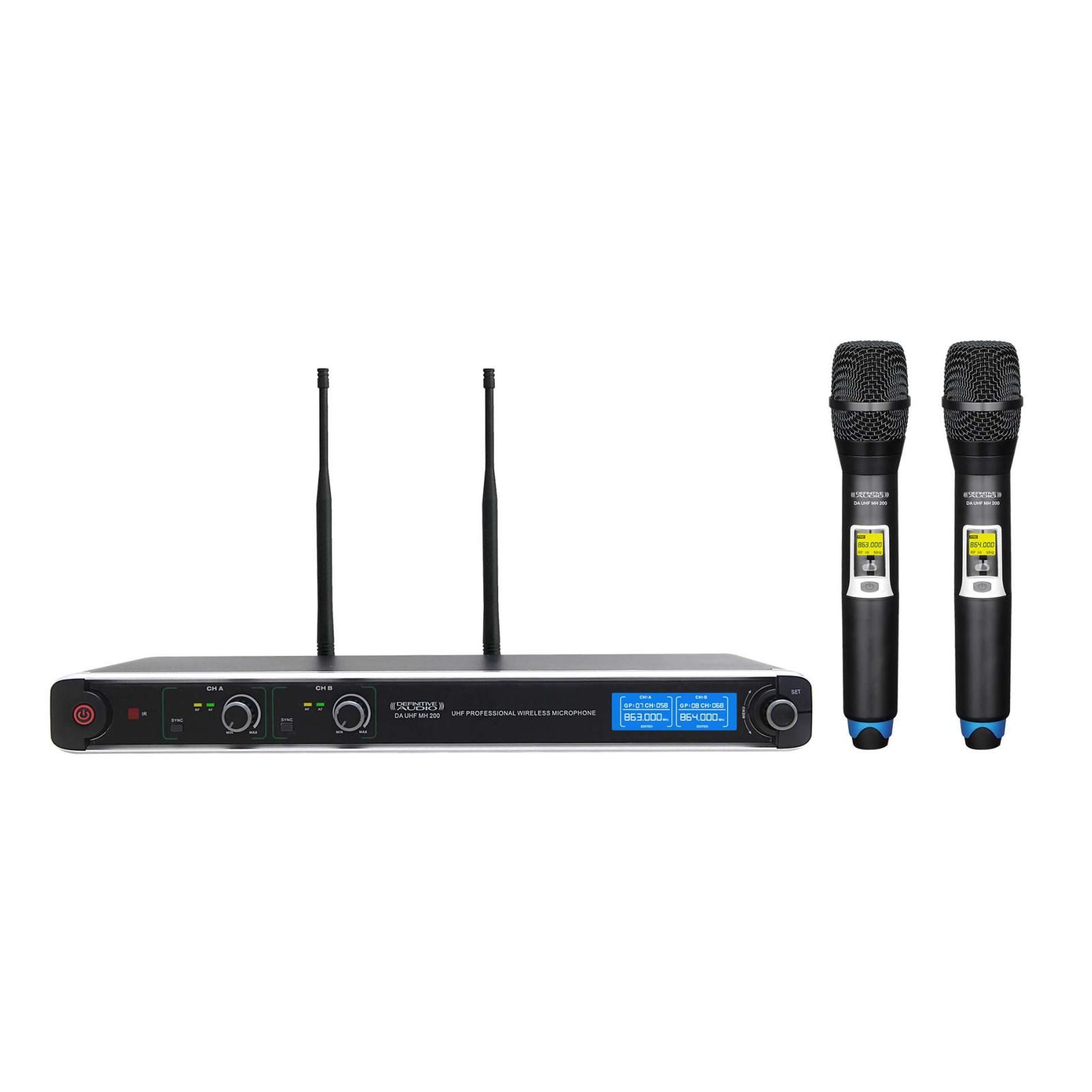 Definitive Audio DA UHF MH 200 - Dual UHF Microphone