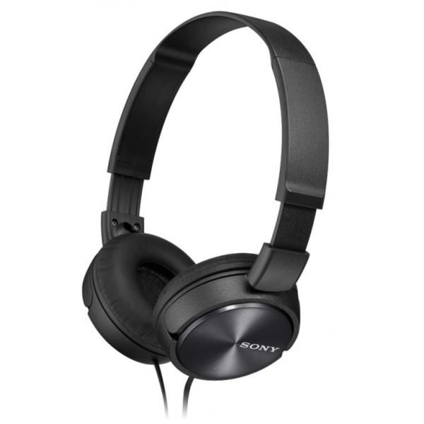 Sony MDR-ZX310AP - ZX Series Earphones with Microphone - Over-ear - Wired - 3.5mm Jack - Black
