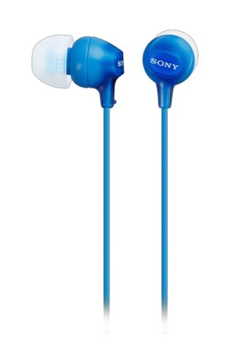 Sony MDR-EX15LP Earphones, Blue