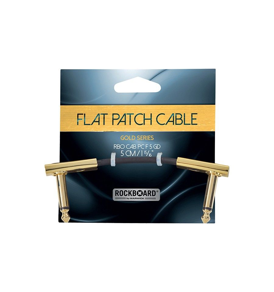 Rockboard Flat Patch Cable CAB-PC-F-5-GD - 5 cm Patch Cable