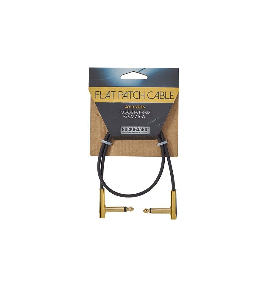 Rockboard Flat Patch Gold Series CAB-PC-F-45-GD - 45cm Cable Patch