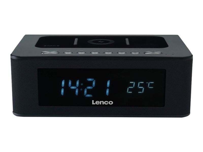 Lenco CR-580 Black Radio Alarm Clock