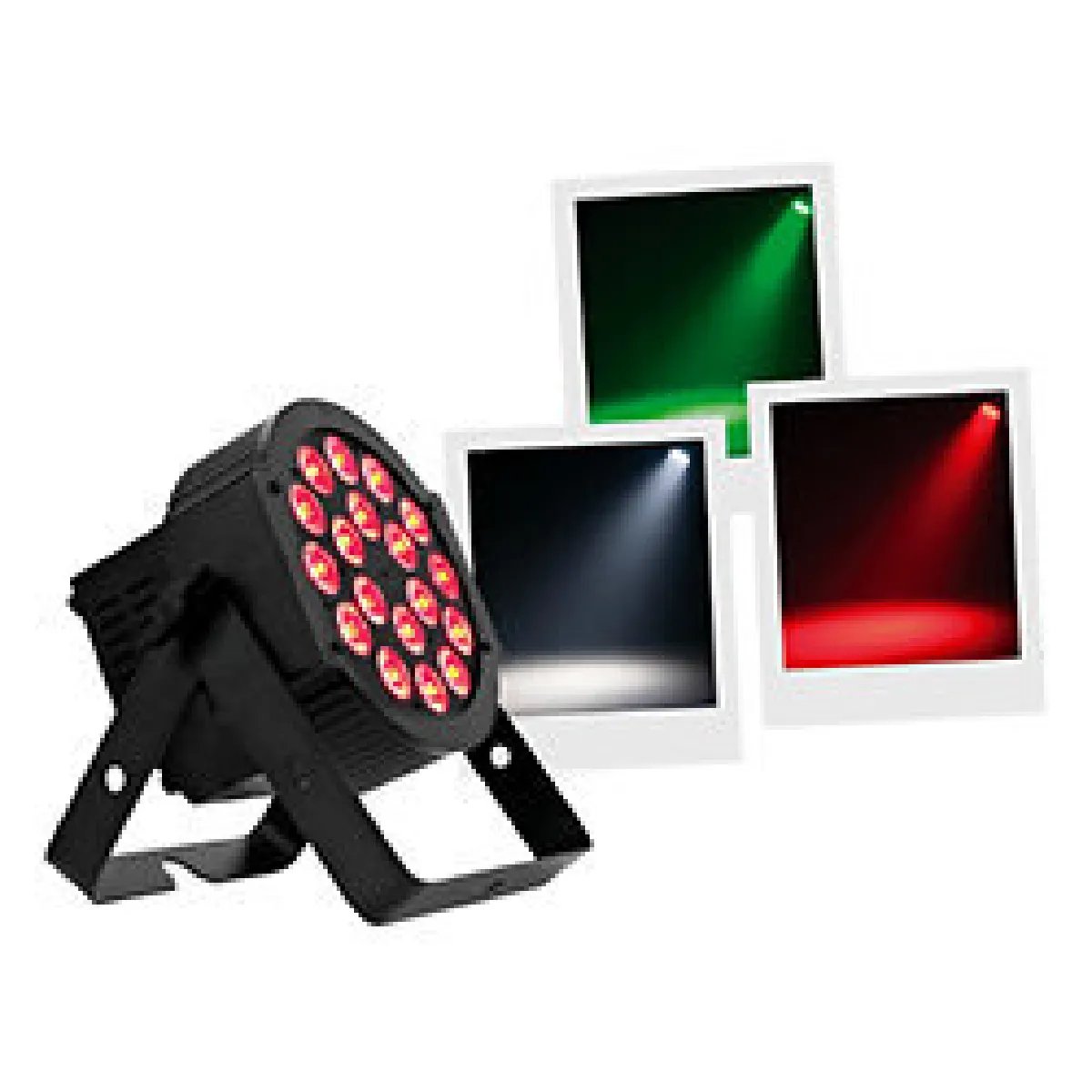 American DJ 18P HEX - LED Projector - 18 x 12W LEDs - 25° Beam Angle - Metal Housing