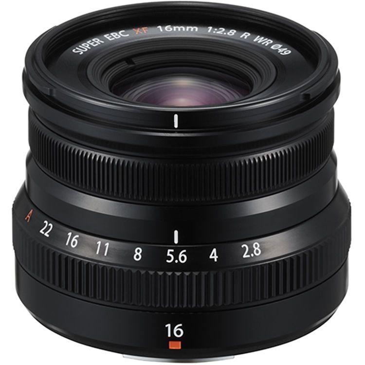 Fujifilm XF 16mm f/2.8 R WR Black Lens + Hoya UX UV 49mm Filter