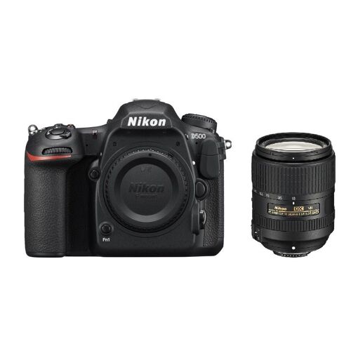 Appareil photo reflex numérique Nikon D500 20,9 mégapixels avec objectif AF-S 18-300 mm f/3,5-6,3 G ED VR