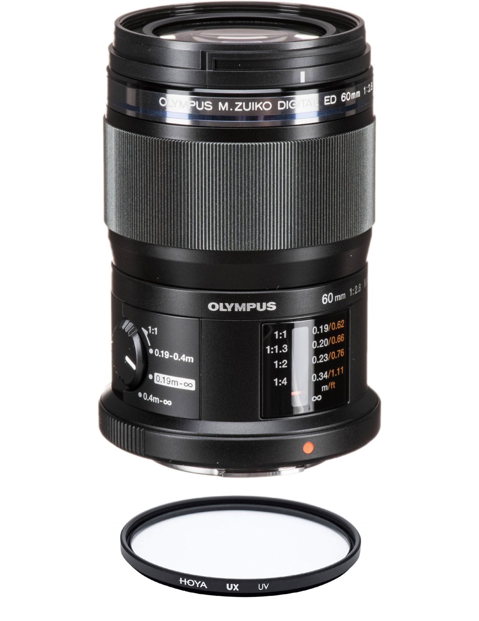 Olympus 60mm F2.8 Macro Black + Hoya UX UV 46mm Filter
