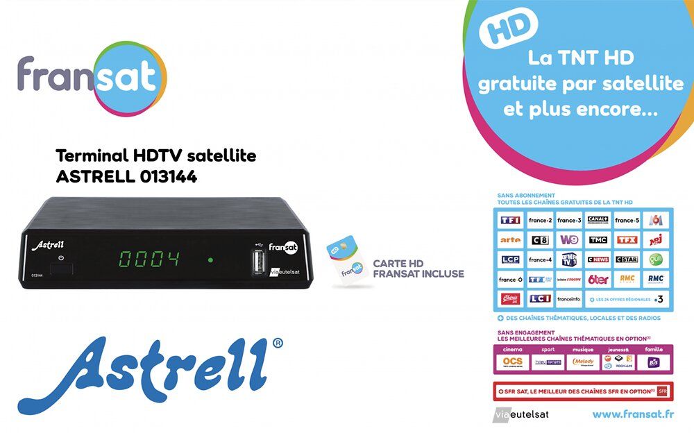Astrell HDTV Satellite Terminal 013144