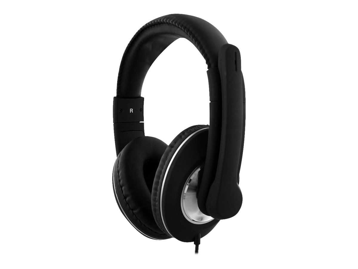 Auricular TNB HS-500 - Cableado - Circunarral - USB - Negro
