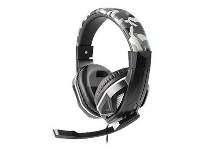 Auriculares con cable Steelplay HP42 - Circunaurales - Camuflaje Gris