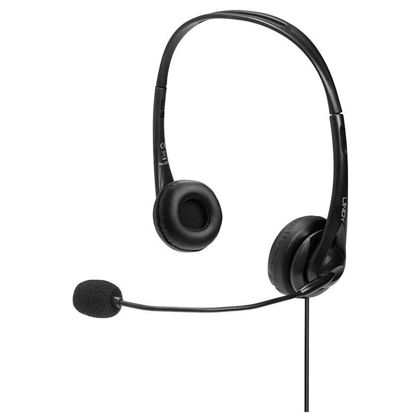 Lindy Headphone, Over Ear, Wired USB