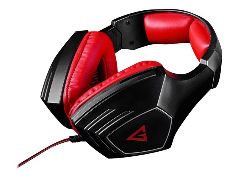 Modecom Volcano MC-831 Rage - Circum-aural Wired Headset - Red