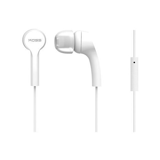 Koss KEB9i Headphones with Wire, Calls/Music, White