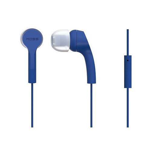 Koss KEB9i Wired Headphones for Calls and Music, Blue