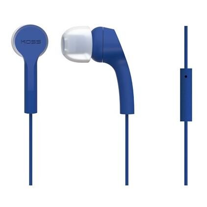 Casques filaires Koss KEB9i pour les appels et la musique, bleu