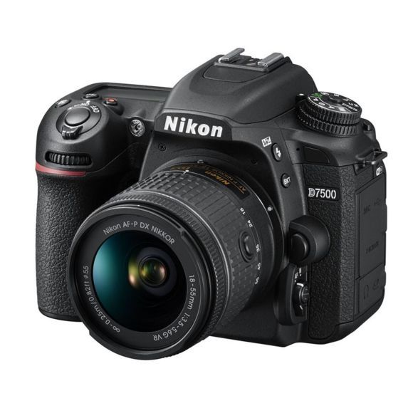 Nikon D7500 20.9MP DSLR Camera with AF-P 18-55mm f/3.5-5.6G VR Lens Kit