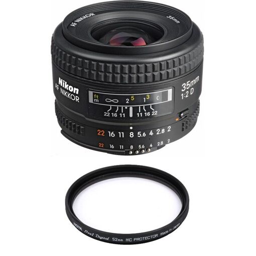 Nikon 35mm f/2.0D Lens + Hoya 52mm PRO 1D Protector