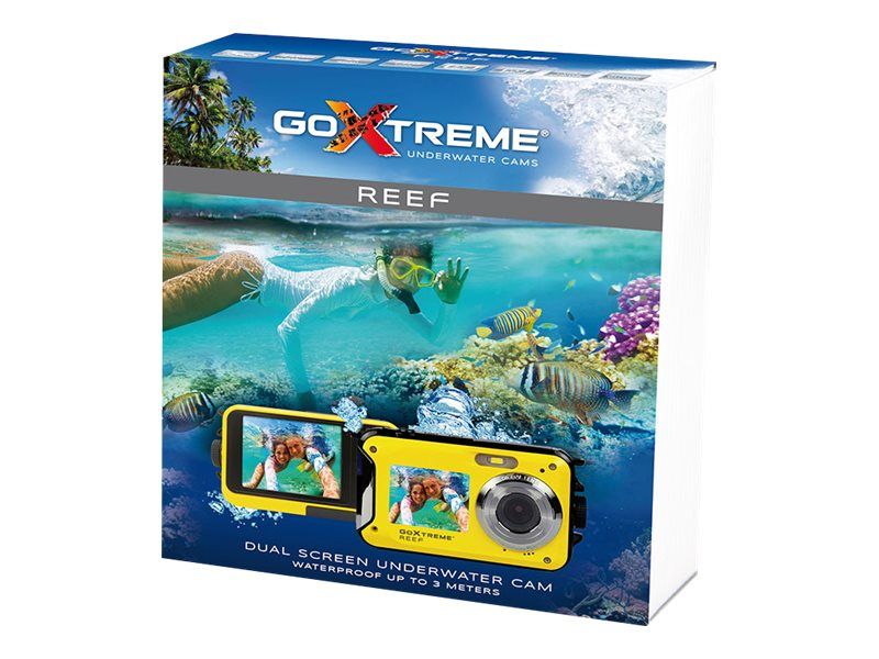 Easypix Compact Camera - 8MP / 24MP Interpolated - 1080p - Waterproof to 3m - Yellow