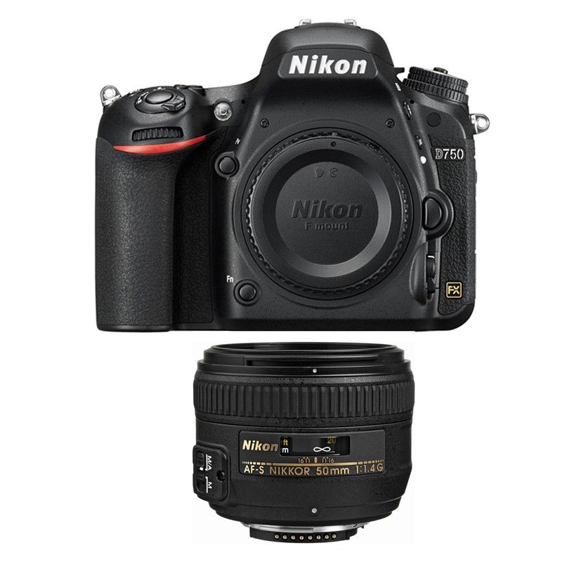 Nikon D750 + objectif AF-S 50 mm f/1.4 G