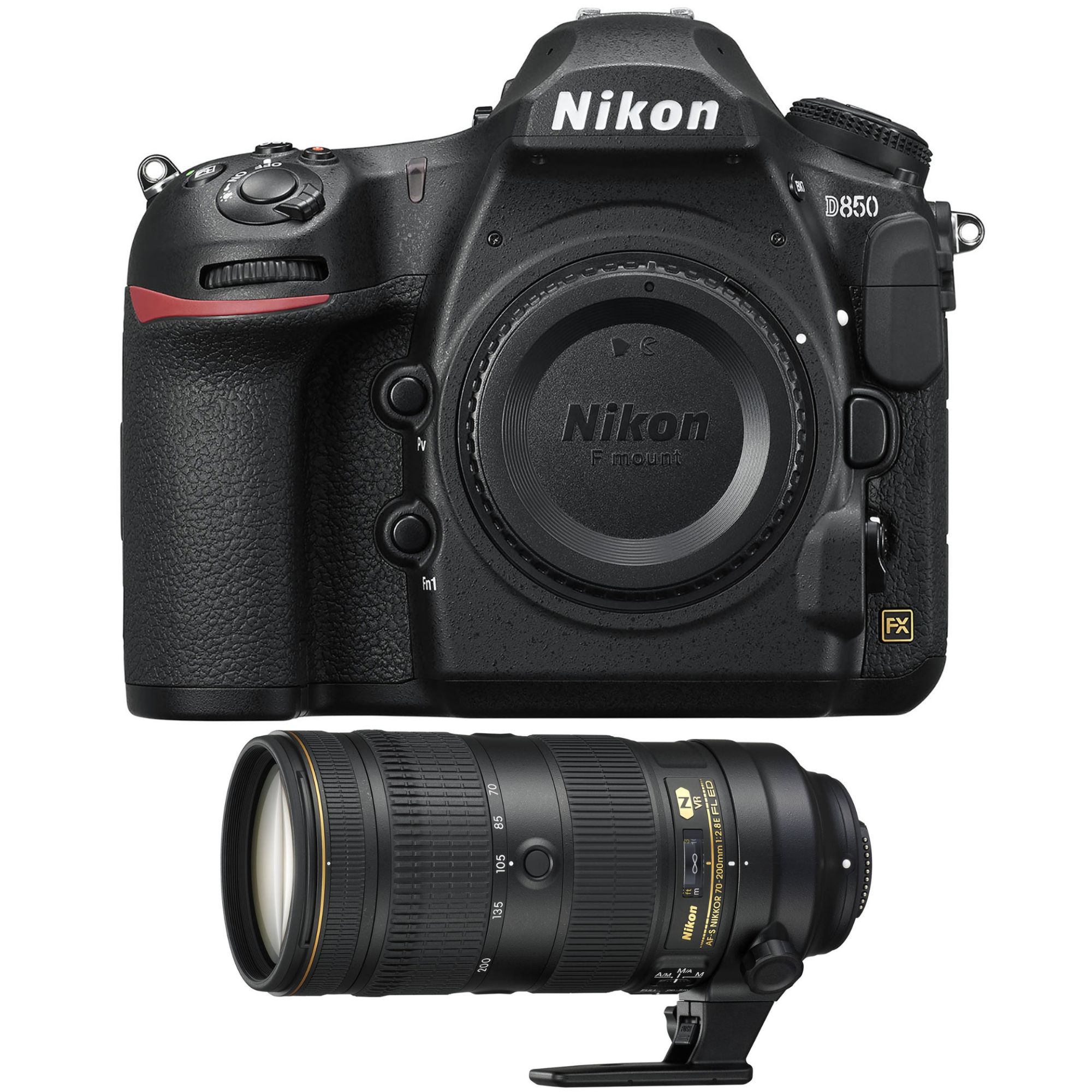 Nikon D850 + AF-S Nikkor 70-200mm f/2.8E FL ED VR Lens