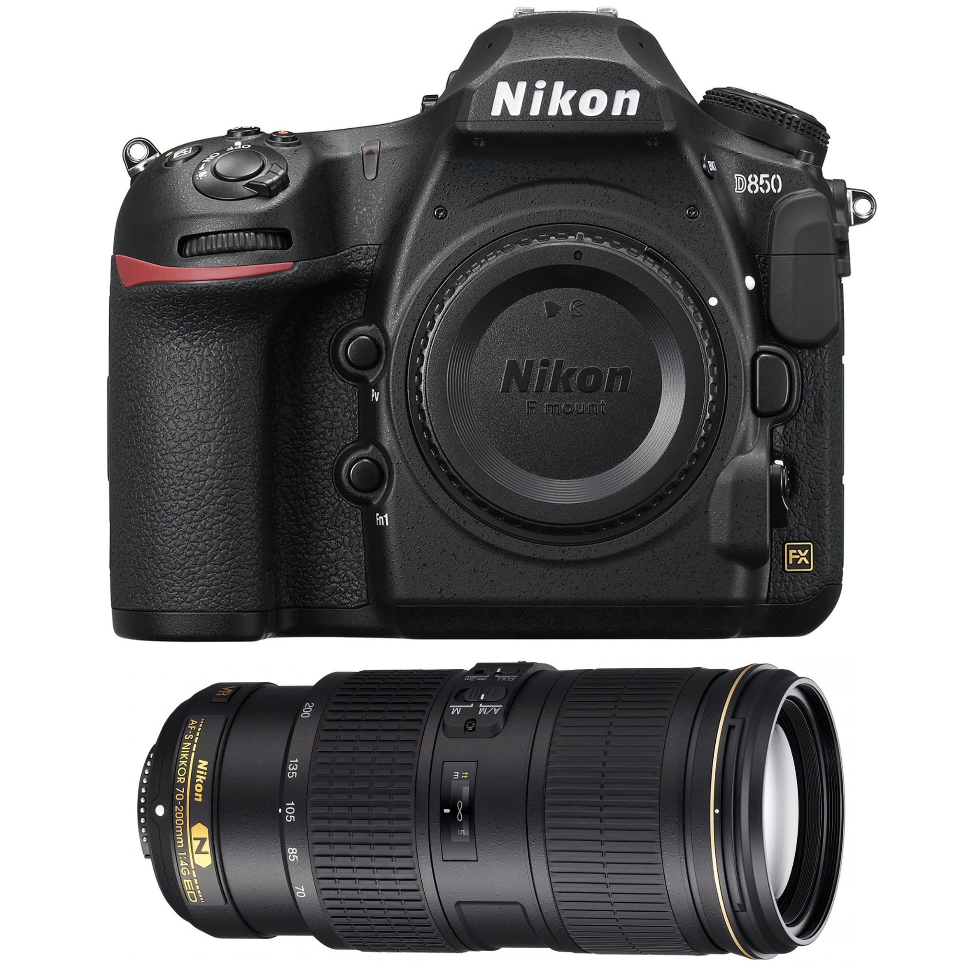 Nikon D850 + AF-S Nikkor 70-200mm f/4G ED VR Lens