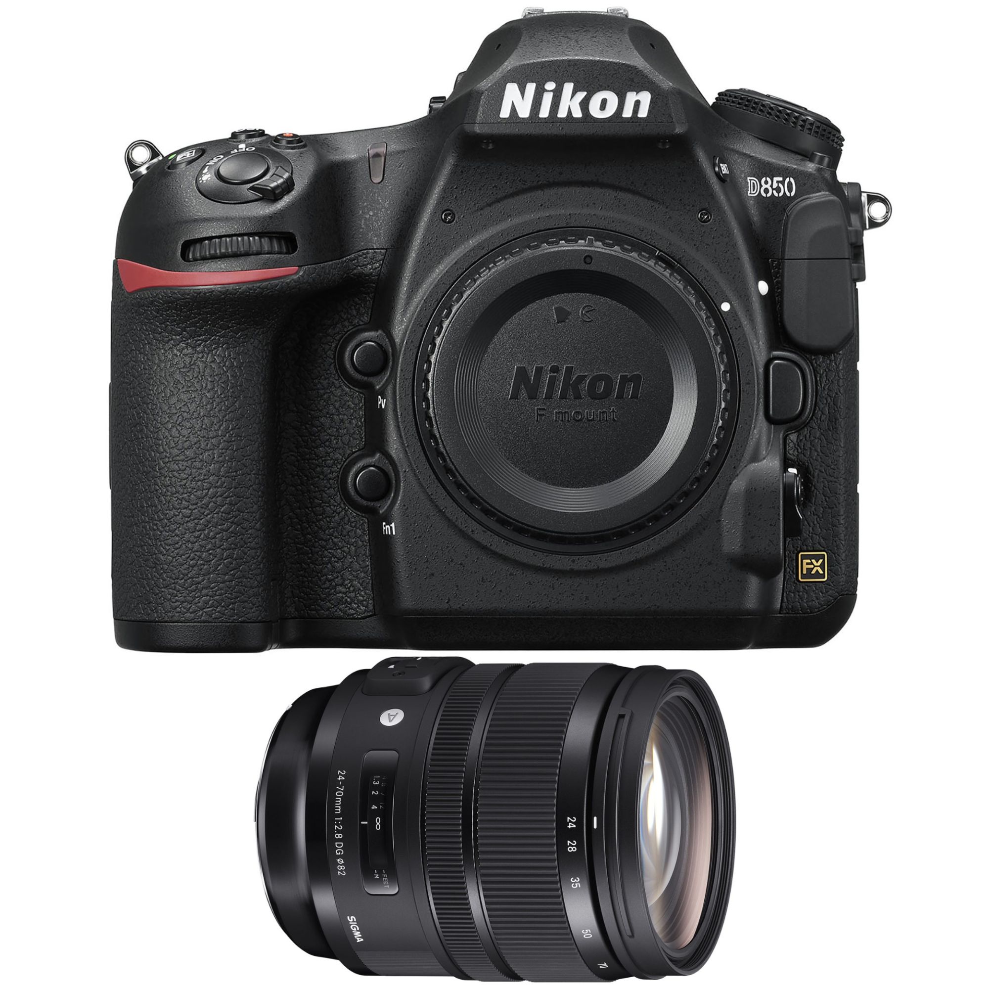 Nikon D850 + Lente Sigma 24-70mm F2.8 DG OS HSM Art